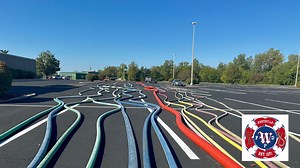 3K views · 27 reactions | Annual Hose Testing was just completed by FireCatt Inc. on over 20,000 feet of hose in our district. What do the different colors mean? 李Orange/Blue hoses supply the fire trucks with water, while ❤️Red/Yellow/Green hoses are used for fire attack. Thank you for use of the parking lot Element Church. Wentzville Fire cares about you! | Wentzville Fire Protection District | Facebook