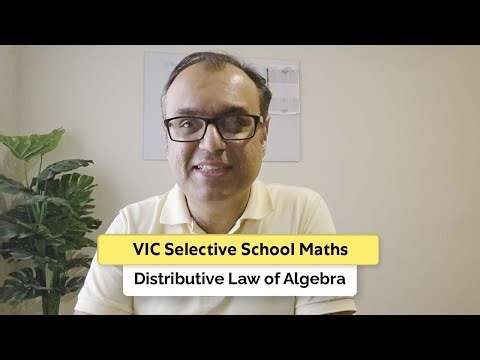 Distributive law of algebra