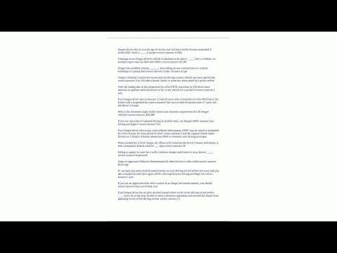 Oregon Permit Test QUESTIONS WITH COMPLETE SOLUTIONS