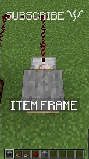 Are your ITEM FRAMES too boring? Just add COMPARATORS! | Redstone with PsiVolt #minecraft #redstone