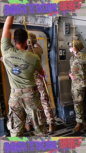 U.S. Paratroopers conduct Basic airborne training with C-17 Globemaster III