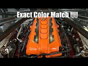 C8 Stingray Engine Cover PAINT with Exact Color Match