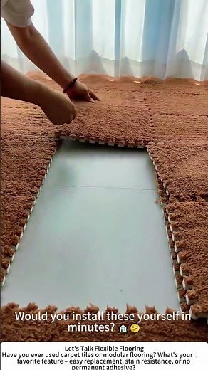 DIY Removable Carpet Tiles – Soft, Modular, Easy to Clean 🧩🧹