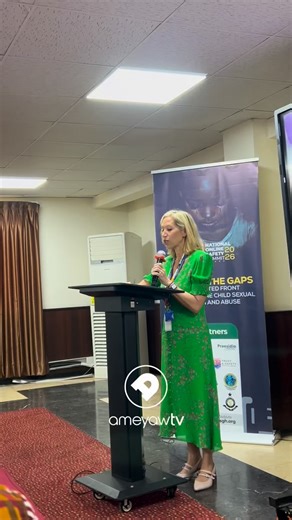 Helen King, Co-Founder and Executive Director of Praesidio Safeguarding, delivered a keynote address at the National Online Safety Summit held at the Alisa Hotel, North Ridge. In her address, she outlined the mission and work of Praesidio Safeguarding, describing it as an independent safeguarding agency that provides strategic advice, research, training, and investigations. She explained that Praesidio is an online child-safeguarding consultancy committed to the belief that every child has the r