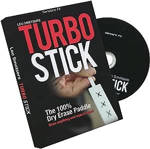 Murphy's Magic Turbo Stick (Props and DVD) by Richard Sanders - DVD