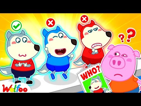 Who Is the Real Wolfoo? Red vs. Blue Challenge - Bright Parents | Cartoon for Kids