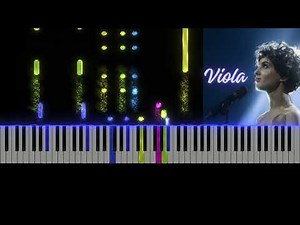 Barbara Pravi - Viola Midi Piano Cover - Music sheets