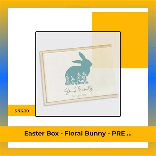 Hop into the magical vibe of Easter with our **Easter Box - Floral Bunny**! 🐰✨ Crafted with love, this delightful box is bursting with seasonal joy and vibrant floral designs that elevate your celebrations. Enjoy a unique fusion of elegance and fun at just **$76.30**—perfect for gifting or indulging yourself! 🥳🌷 The Floral Bunny will surely bring smiles and create cherished moments around the table this spring! 🌼🌿 Better grab yours before this cutie hops away! 📦💖 #EasterBox #FloralBunny #