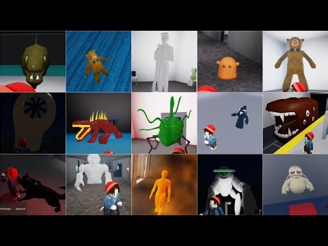 Roblox game and SCP Monster's 👹And SCP Monster's in big horror GAME🎮#roblox #scpvr #trending #gaming