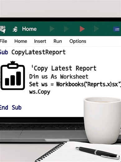 Create latest report sheet #exceltrick #exceltips #vbamacro #vbatutorial #excelformulas