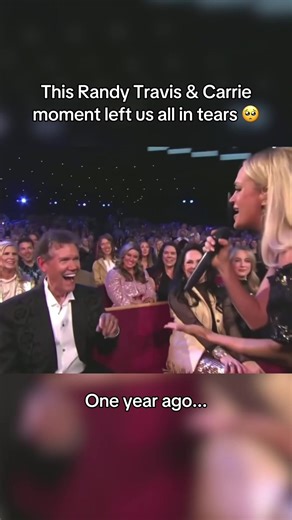 Randy Travis and Carrie Underwood at Opry 100