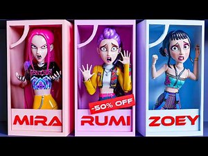 RUMI, MIRA, AND ZOE HAVE BECOME TOYS?! K-Pop Demon Hunters: Huntrix animation