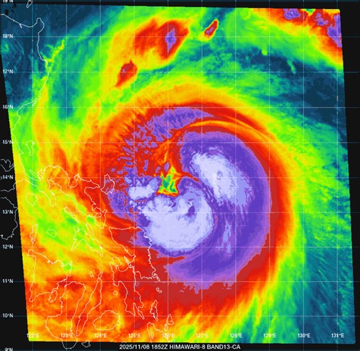 156K views · 643 reactions | TYPHOON “UWAN” CONTINUES TO INTENSIFY WHILE MOVING CLOSER TOWARDS BICOL REGION. Movement Moving West Northwestward at 35 km/h Strength Maximum sustained winds of 165 km/h near the center and gustiness of up to 205 km/h | Mindanao Weather Update | Facebook