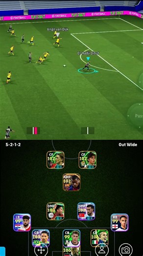 eFootball division tiki taka game play video clip #efootball #football #foryou