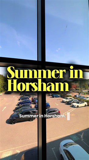Summer in Horsham: Sunny day out by John Lewis