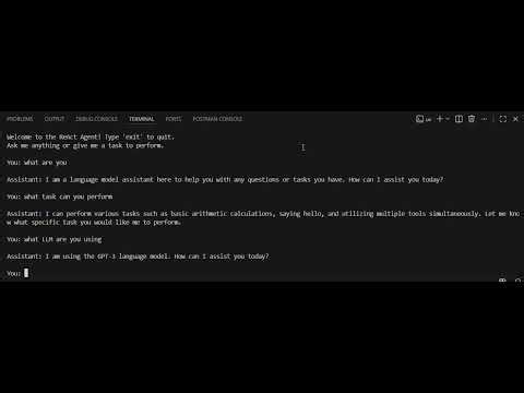 ReAct AI Agent with LangChain & LangGraph | OpenAI GPT Integration