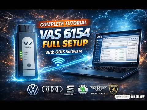 VAS 6154 Full Setup with ODIS Software | Complete Connection Guide#VAS6154#ODIS#CarDiagnostics#Car