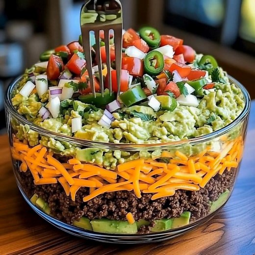 10K views · 33 reactions | Seven-Layer Taco Salad This delicious and...