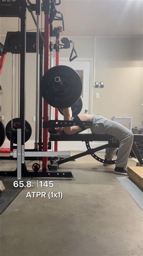 NEW LIFETIME BENCH PR (would have been 🔴) 145lbs/65.8kg - Less than 2 weeks out from Nationals!!!