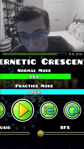 terrible 85% fails #geometrydash