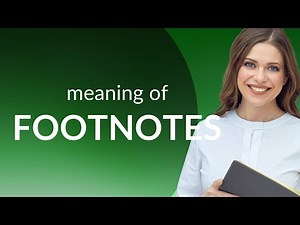 Understanding Footnotes: A Guide for English Learners