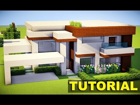 Minecraft Tutorial - Como fazer a Mansão Moderna (MANYACRAFT)