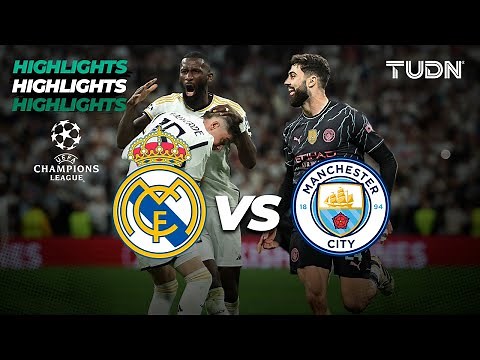 HIGHLIGHTS - Real Madrid 3-3 Man City | UEFA Champions League 2023/24 - 4tos | TUDN