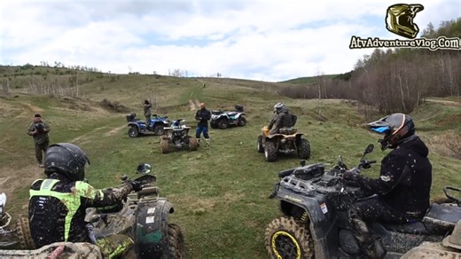ATV adventure searching for mud trails