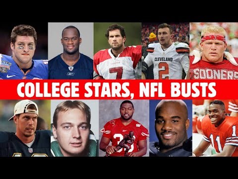 The Greatest College Players Who Flopped In The NFL