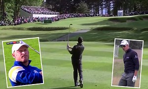 Rory McIlroy, Jamie Donaldson and Henrik Stenson all feature... but which golfer hit the best shot on the European Tour in 2014?
