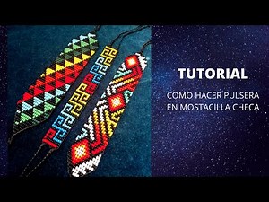 Tutorial como hacer Pulsera en mostacilla checa/DIY