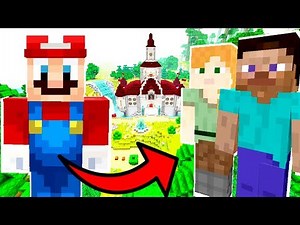 Minecraft | Super Mario Series | Steve And Alex Visit Super Mario World! [357]