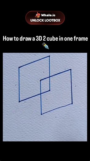 trend_tok_hub on Instagram: "The Instagram reelIt looks like you're asking how to draw a 3D cube (or perhaps two cubes) in a single drawing ("one frame") using pen or pencil (✒️). The most common and realistic way is using two-point perspective, which makes the cube look truly three-dimensional."