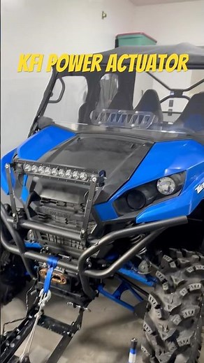 KFI UTV Snow Plow with Power Actuator #snowplow #snowplowing #teryx