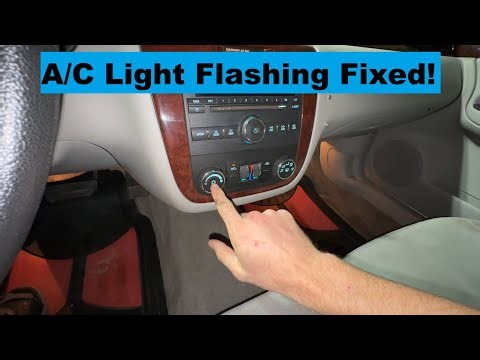 Blinking AC Light Fixed Chevy and GM