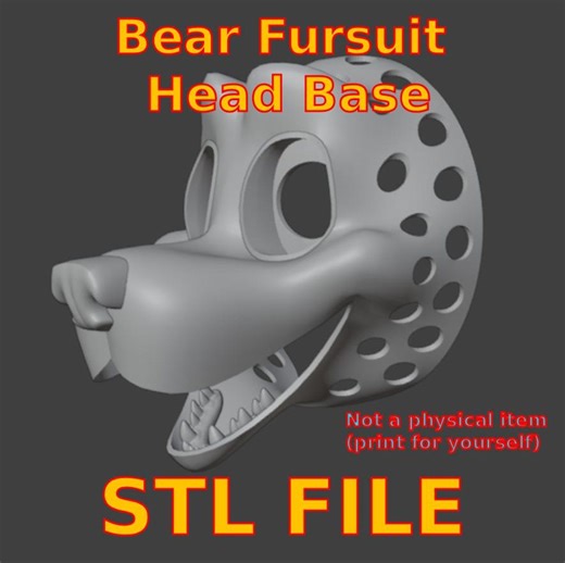 Bear Fursuit Head Base - Etsy