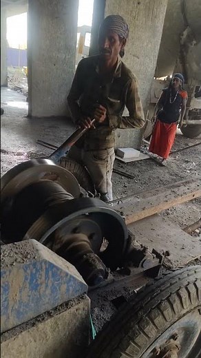 RMC plant and redy mix concrete transporting lift #construction