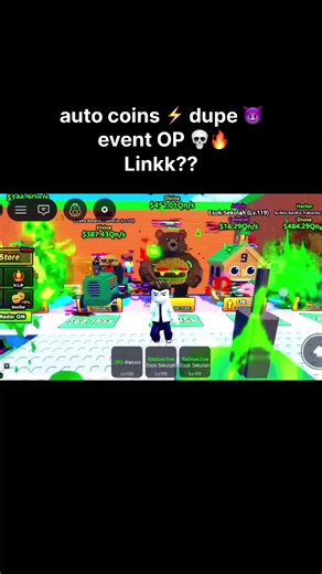 ESCAPE TSUNAMI FOR BRAINROTS ⚡ NO KEY | Dupe Auto Collect Coins Auto Event#script #escapetsunami #robloxfyp #roblox #robloxgames