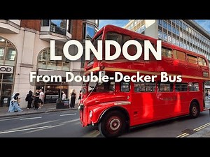LONDON A Different View by Double-Decker Bus and on Foot #London