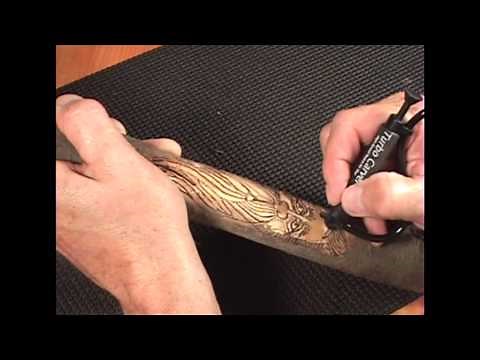 How to Carve a Walking Stick With a Turbo Carver