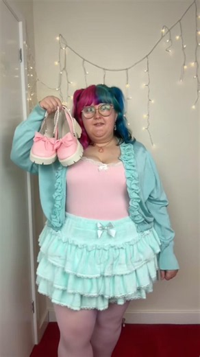 plus size kawaii outfit idea 🎀 #shorts #plussize #kawaii