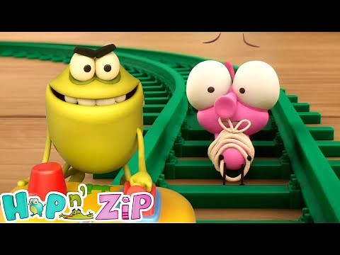 Zip Line Express Funny Animated Cartoon & Video for Kids