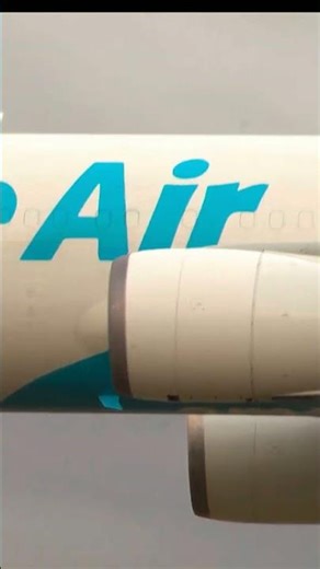 Airplane Approaching Landing ✈️ Close-Up Final Approach | Stunning Aviation View #shorts #landing