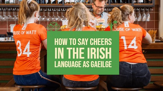 How To Say Cheers In Irish And How To Pronouce It(Sláinte)