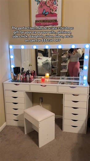I’ll give yall an updated look once I’m done deep cleaning. But seriously guys this was the best $300 ever spent because this vanity has been so good to me for over 2 1/2 years.
