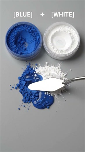 How to Make Sky Blue Color: Mixing Blue and White