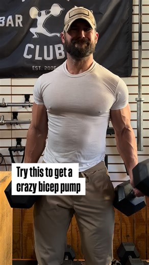 Save this for the next time you want a crazy bicep pump. . Then after you do it, share with someone you know who has noodle arms. | TrainRx Performance Programming