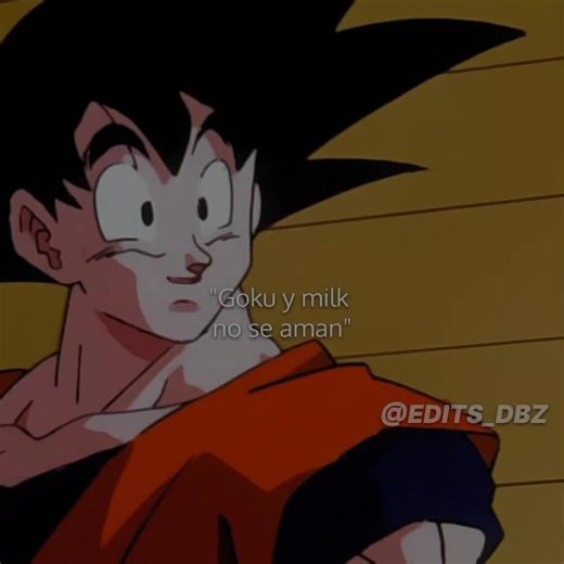 goku y milk #goku #milk #dragonball #dbz #amor