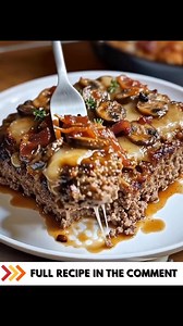 75K views · 155 reactions | Bacon Mushroom Swiss Cheese Meatloaf 數燎 Ingredients: 1 pound ground beef 1/2 pound ground pork 1 cup breadcrumbs 1/2 cup milk 1/2 cup grated Parmesan cheese 1/2 cup finely chopped onions 1 cup finely chopped mushrooms ........ Full Recipe in Coʍmеոτ  | Family Cookbook Recipes | Facebook