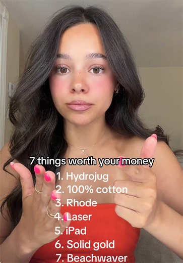 7 expensive things worth your money (not in order!) 🤭 #worthit #rhode #musthaves #productrecommendations